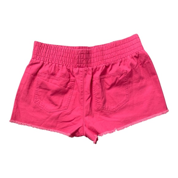 No Boundaries Juniors Women’s High Waist Pink Shorts - Picture 4 of 8